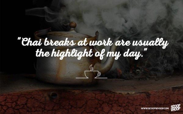 Tea breaks at work should be fun